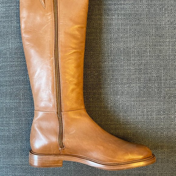 SCHUTZ Women's Tall Leather Riding Boots - Picture 4 of 6